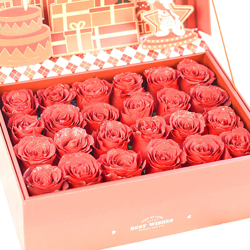 Gift of Love Best Wishes Roses Arrangement Delivery in Singapore FNP SG