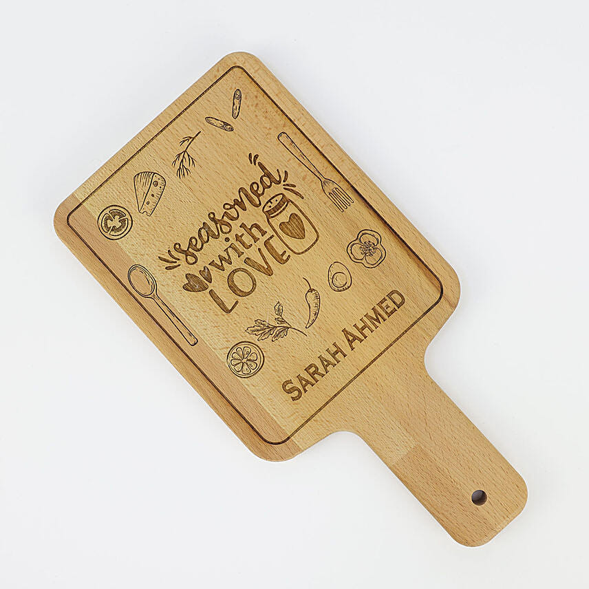 Personalised Engraved Wooden Server Plate