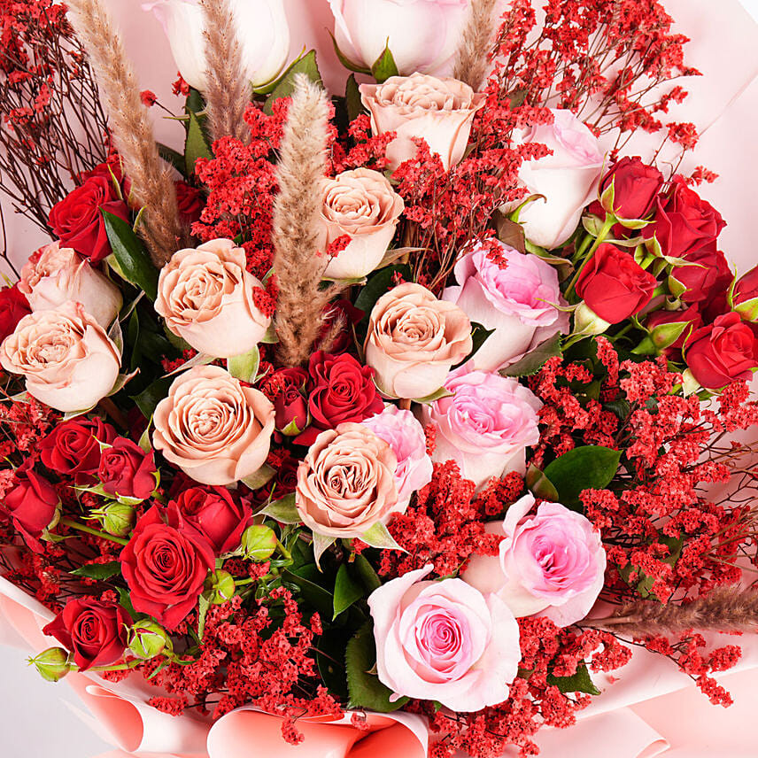 Love in Bloom Bouquet For Valentines Day Delivery in Singapore FNP SG