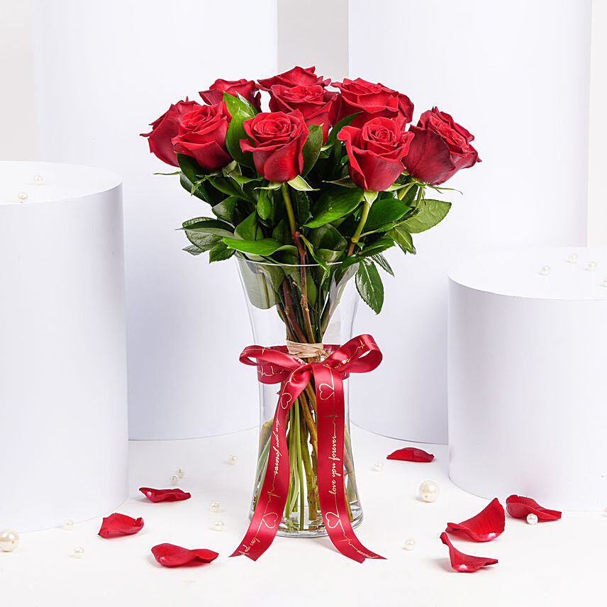 Ravishing Romance Vase for Valentines Day