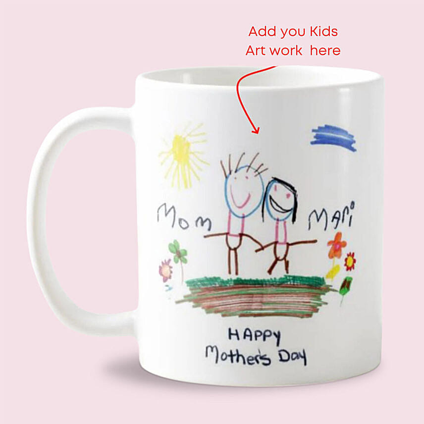 Mothers Day Children Art Mug