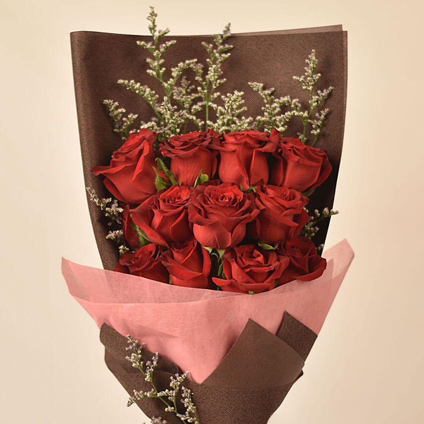 Love Red Roses Bouquet for 520 V-day Delivery in Singapore - FNP SG