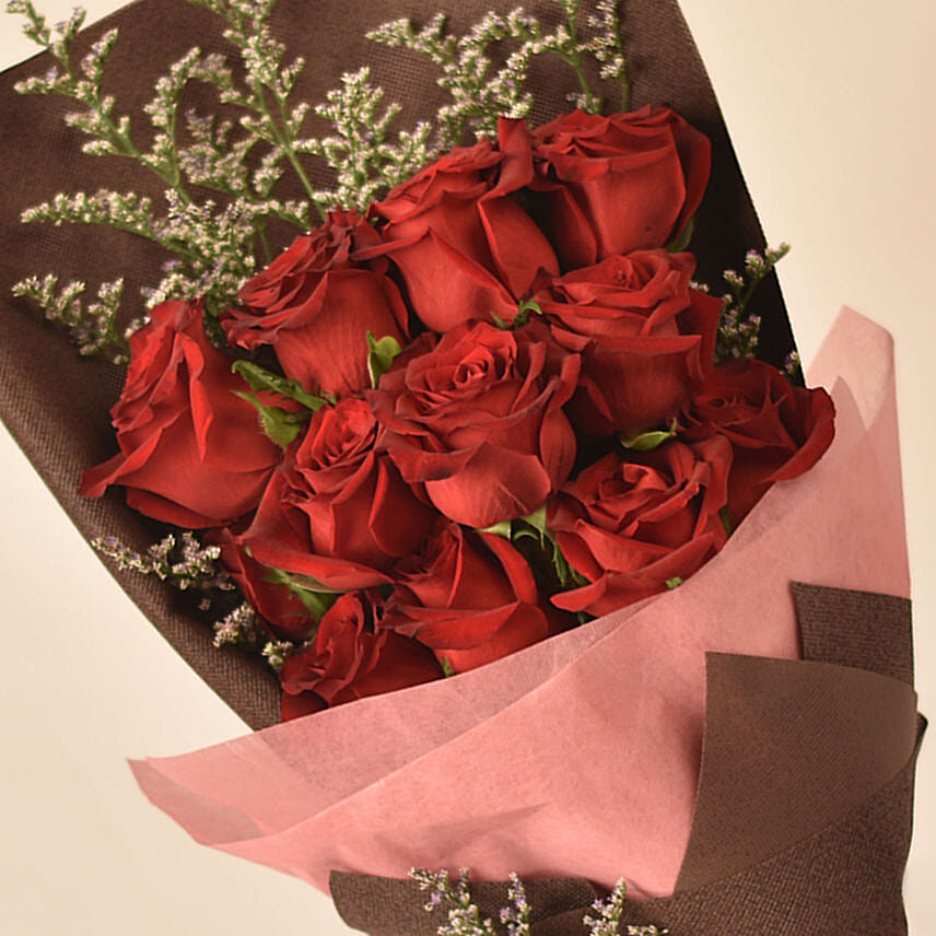 Love Red Roses Bouquet for 520 V-day Delivery in Singapore - FNP SG