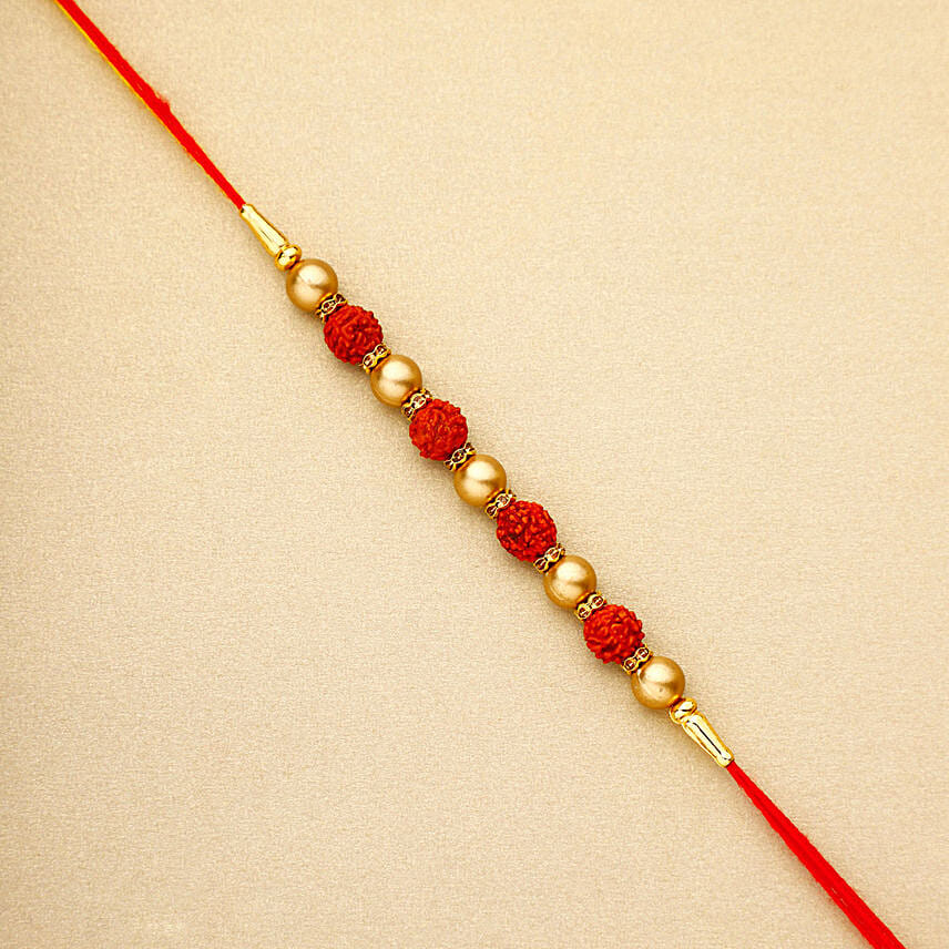 Earthly Blessings Rudraksha Rakhi Delivery in Singapore - FNP SG
