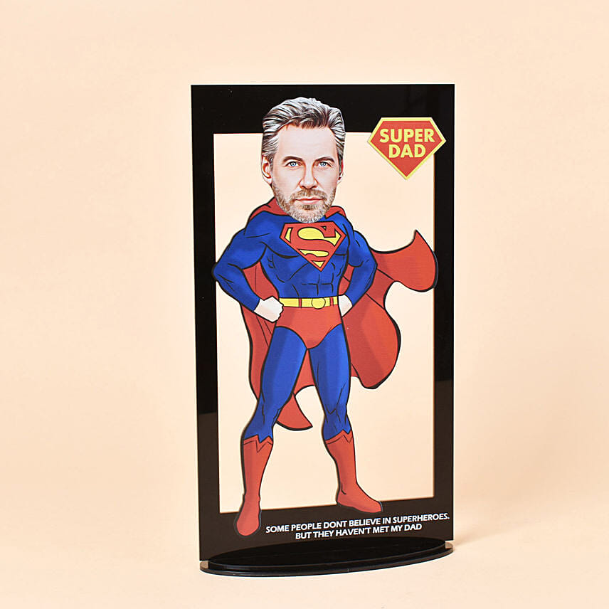 Capture Dads Superpowers with Customised Caricature