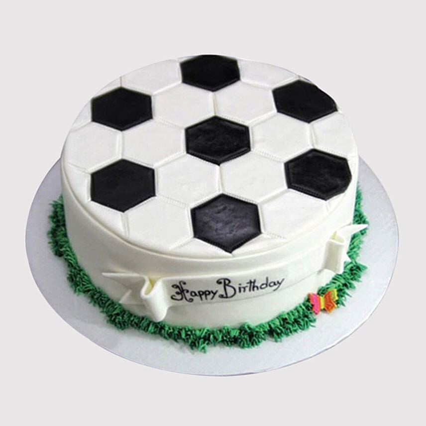 Delicious Football Strawberry Cake