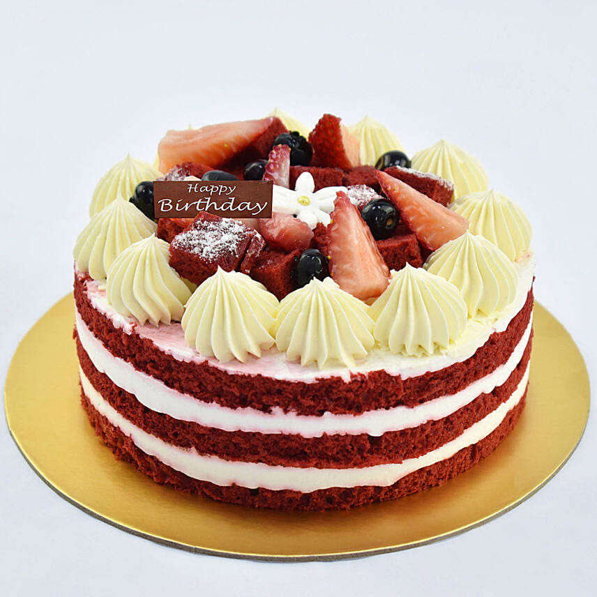 Red Velvet Cake 6 Inches for Birthday