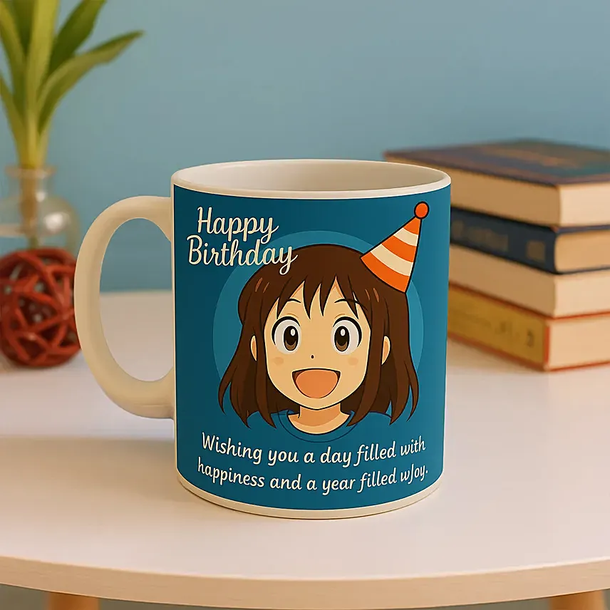 Personalised Ghibli Birthday Cup Mug