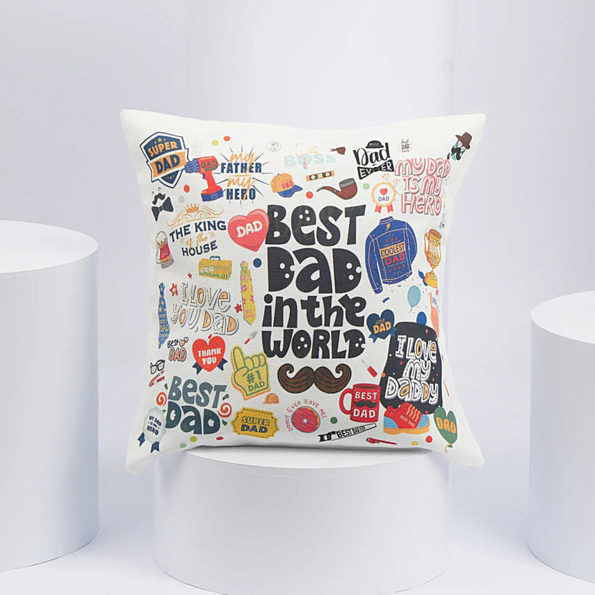 Best Dad Printed Cushion for Father's Day Gift: Cushions 