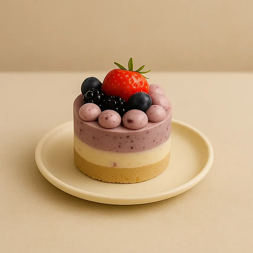 Blueberry Mono Cake: Love Gifts for Couples