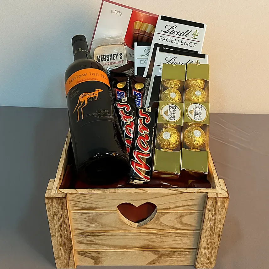 Smashing Wine & Chocolate Hamper: CNY Hampers Singapore
