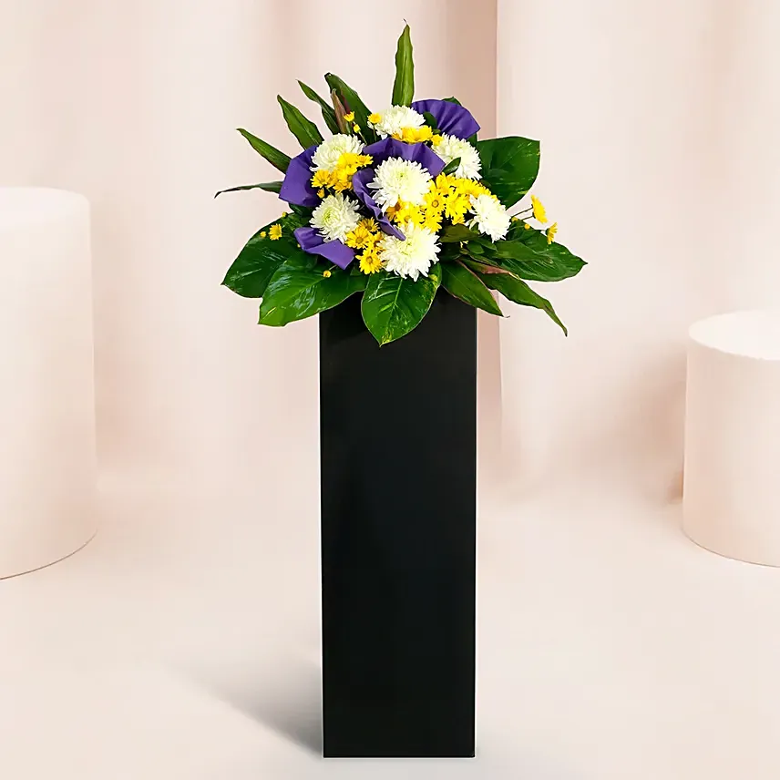 Reverence Condolence Mixed Flowers: 