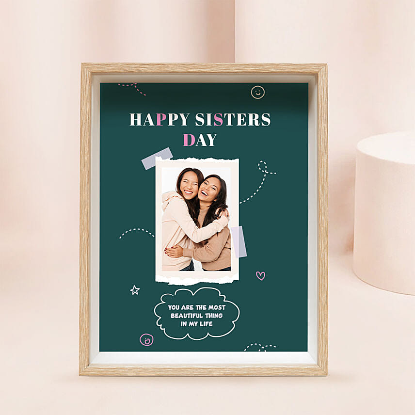 Personalised Photoframe for Sister: Customised Photo Frames