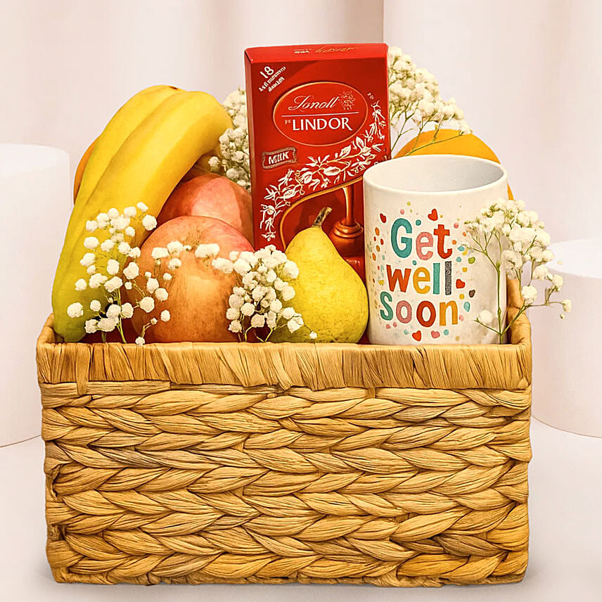 Get Well Soon Basket: Fruit Baskets