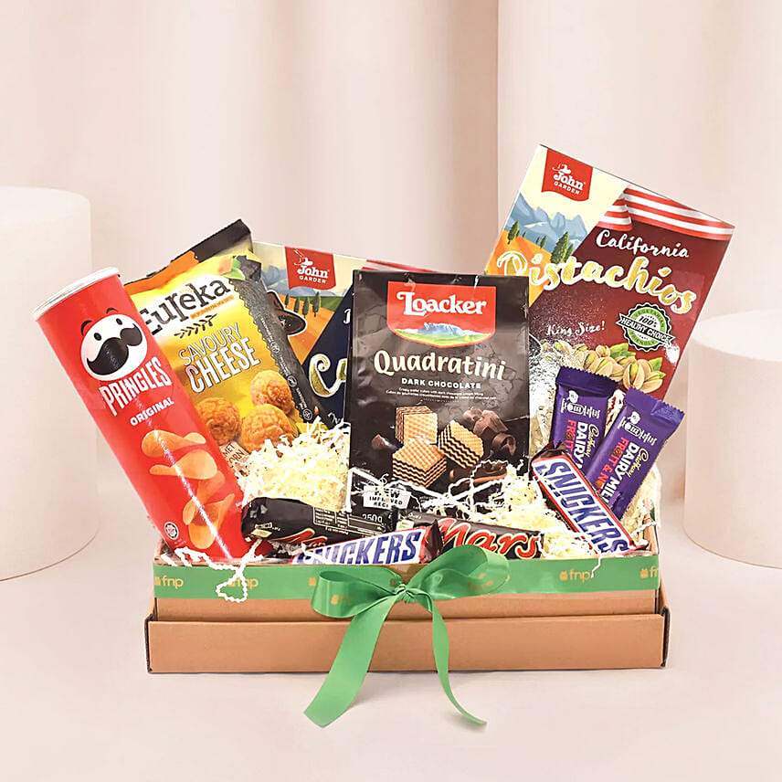 Luscious Snacks Hamper: Chocolate Hampers Singapore