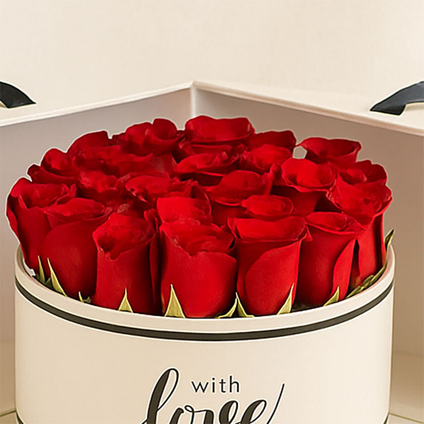 Rose Under A Box Luxurious Roses Box Delivery in Singapore - FNP SG