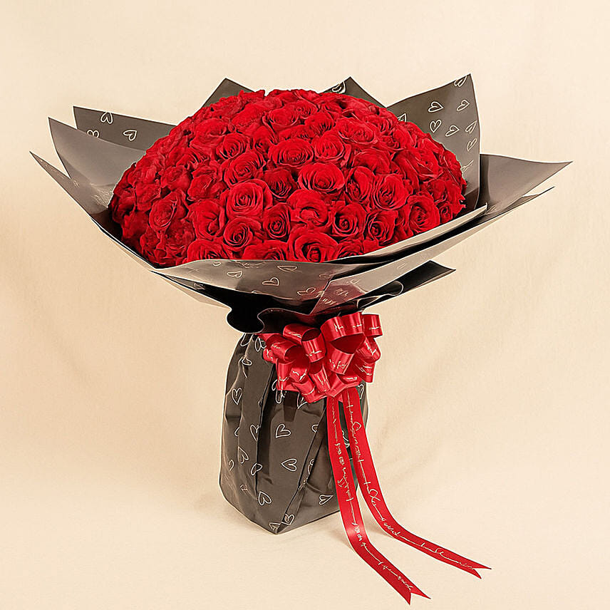 99 Red Roses Grand Bouquet: 99 Roses Bouquet