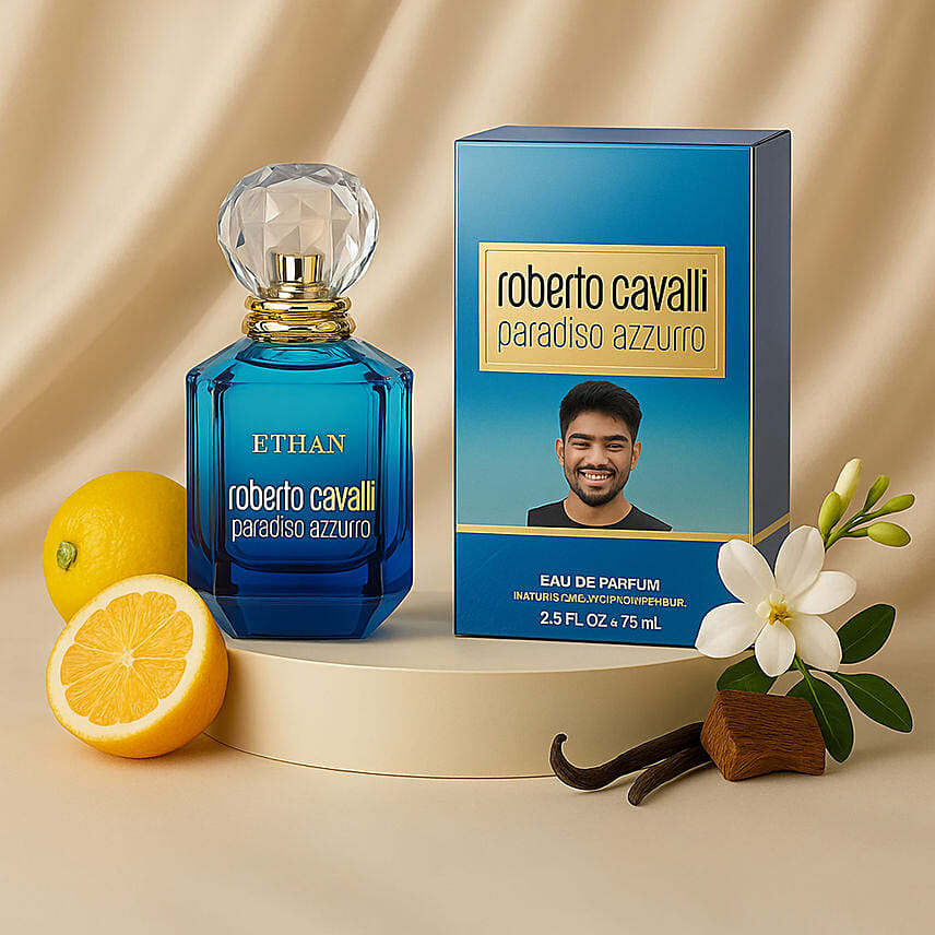 Personalised Cavalli Paradiso Perfume for Him: Branded Gifts