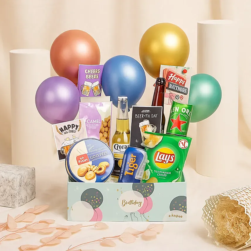 Beer and Nuts Birthday Box: Cookies
