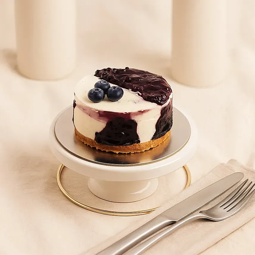 Mini Blueberry Cheese cake Mono 4 Inches: Last Minute Gifts Delivery Singapore