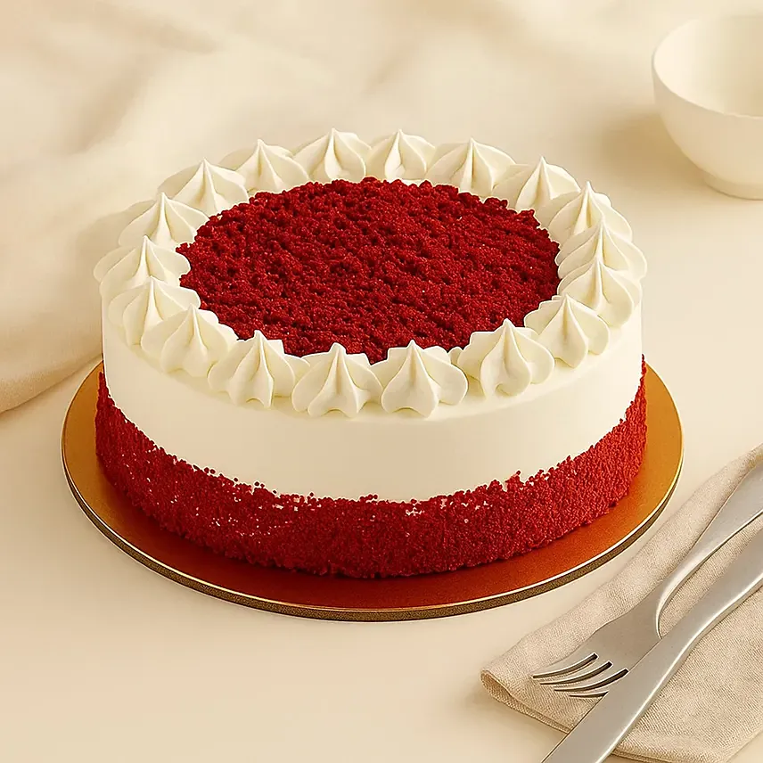 Scrumptious Red Velvet Cake: Engagement Cakes