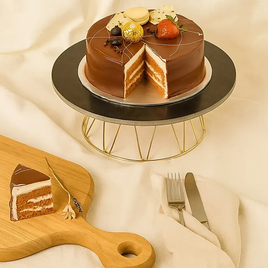 Delightful Chocolate Macaron Cake: For Wife