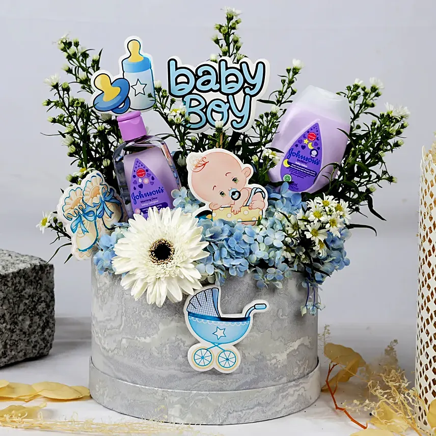 Its a Baby Boy Flowers: New Arrival Combos