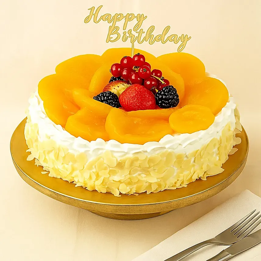 Happy Birthday Fruit Cake: Kallang Cakes