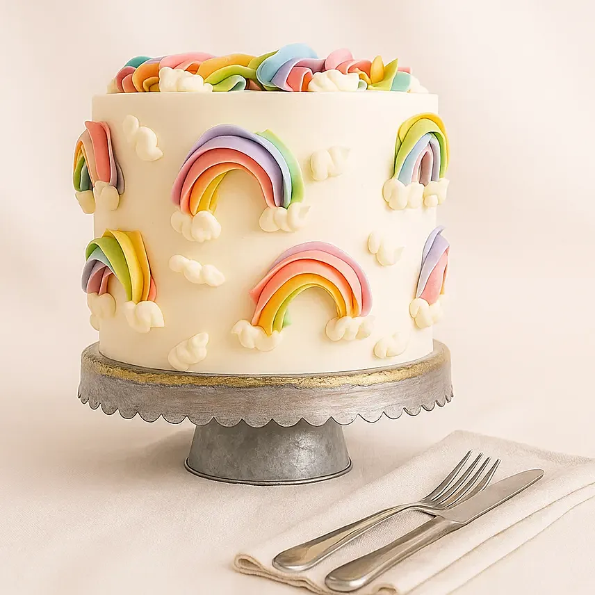 Colors of Raibnow Cake: Rainbow Cakes Singapore