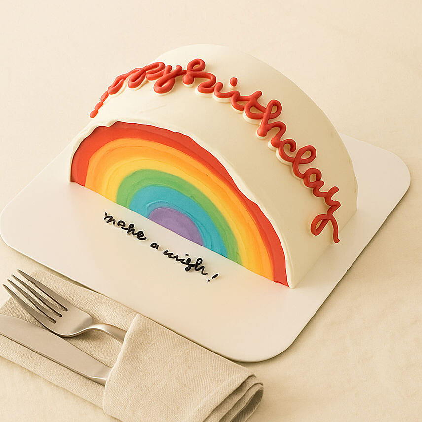 Happy Birthday Rainbow Cake: Rainbow Cakes Singapore