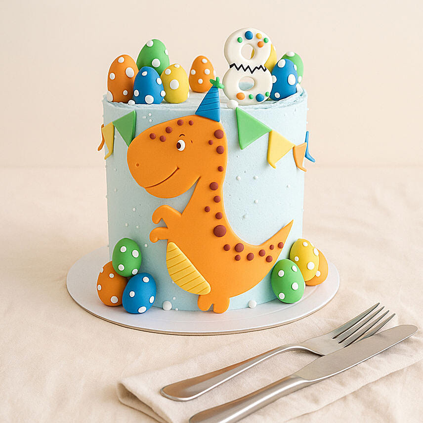 Special Dinosaur Birthday Cake: Birthday Cake For Kids