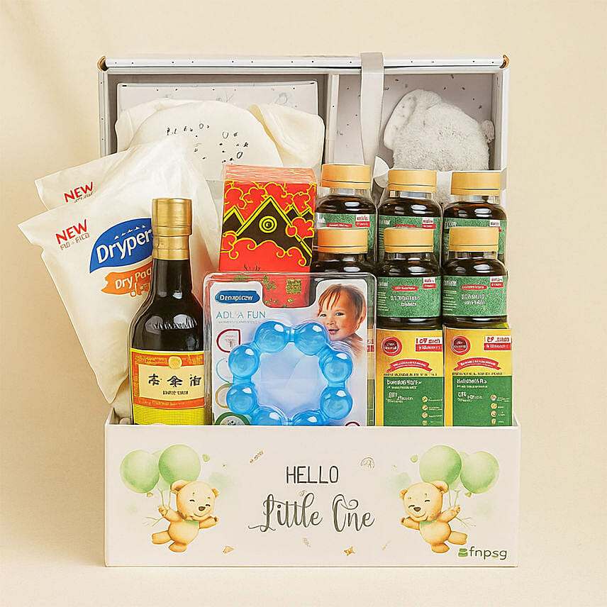 Hello little One Baby and Mother care Hamper: For New Born
