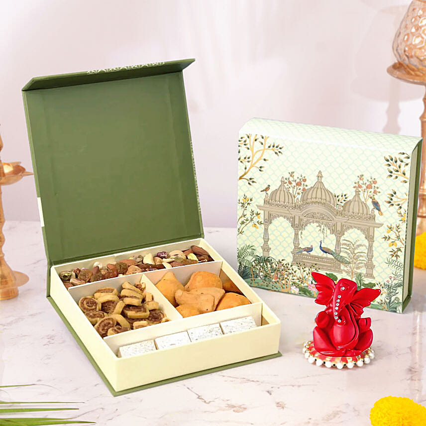 Savories and Sweets Festive Box: Gifts For Bhai Dooj