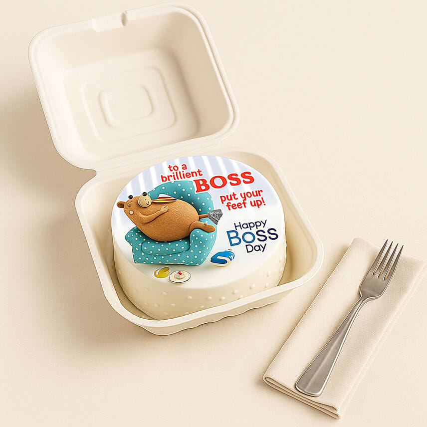 Brilliant Boss Chocolate Fondant Cake: Bento Cakes 