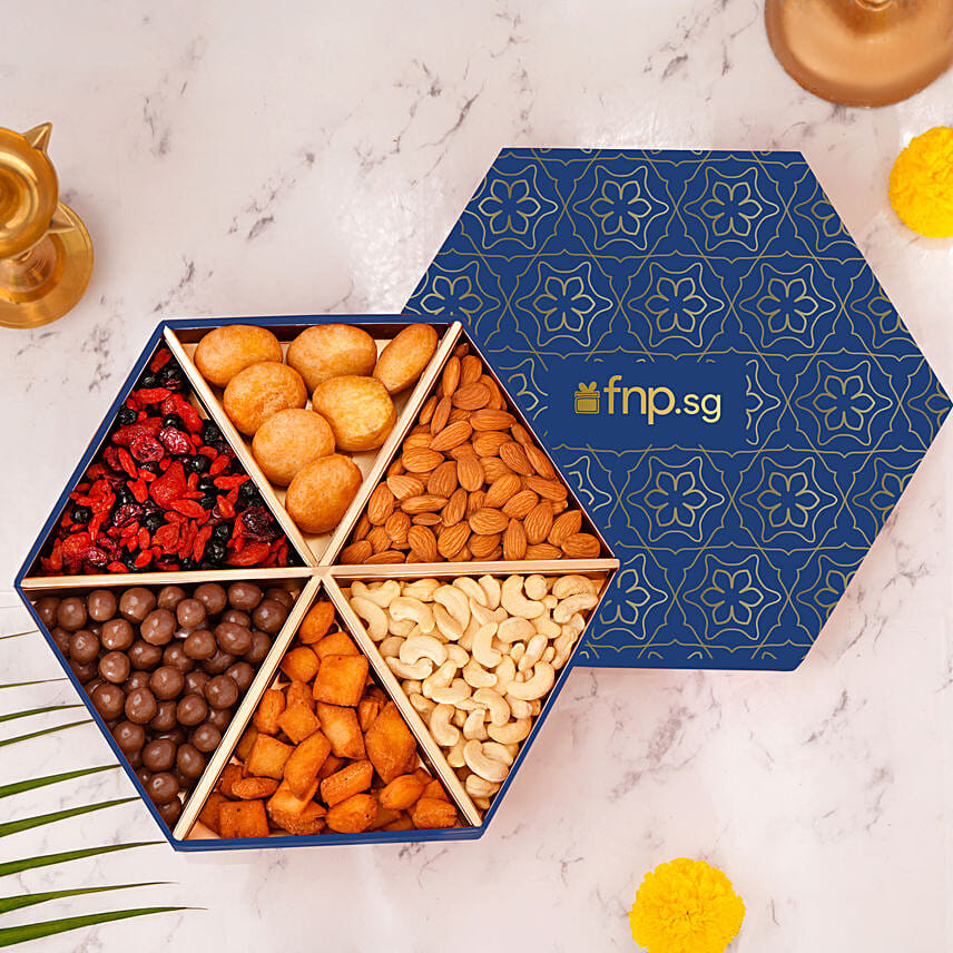 Diwali Dry Fruits and Savories Box: Deepavali Hampers