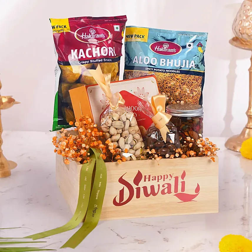 Celebration Gift Hamper with Snacks, Dry Fruits & Sweets: Dry Fruits