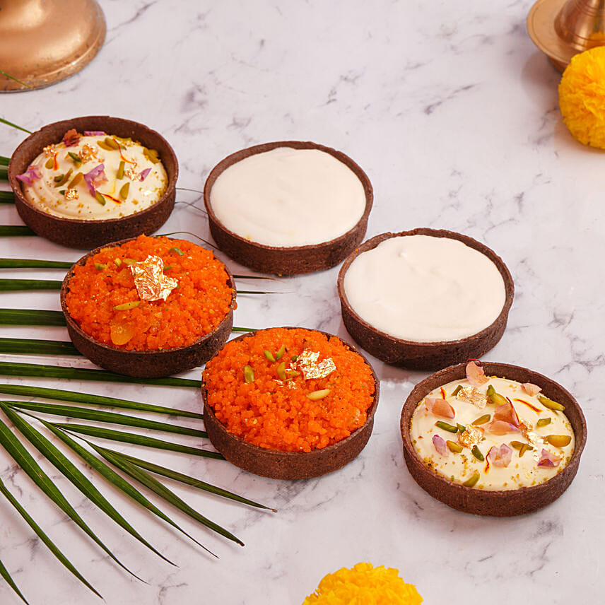 Eggless Tarts 6 pcs Assorted for Deepavali: Cakes