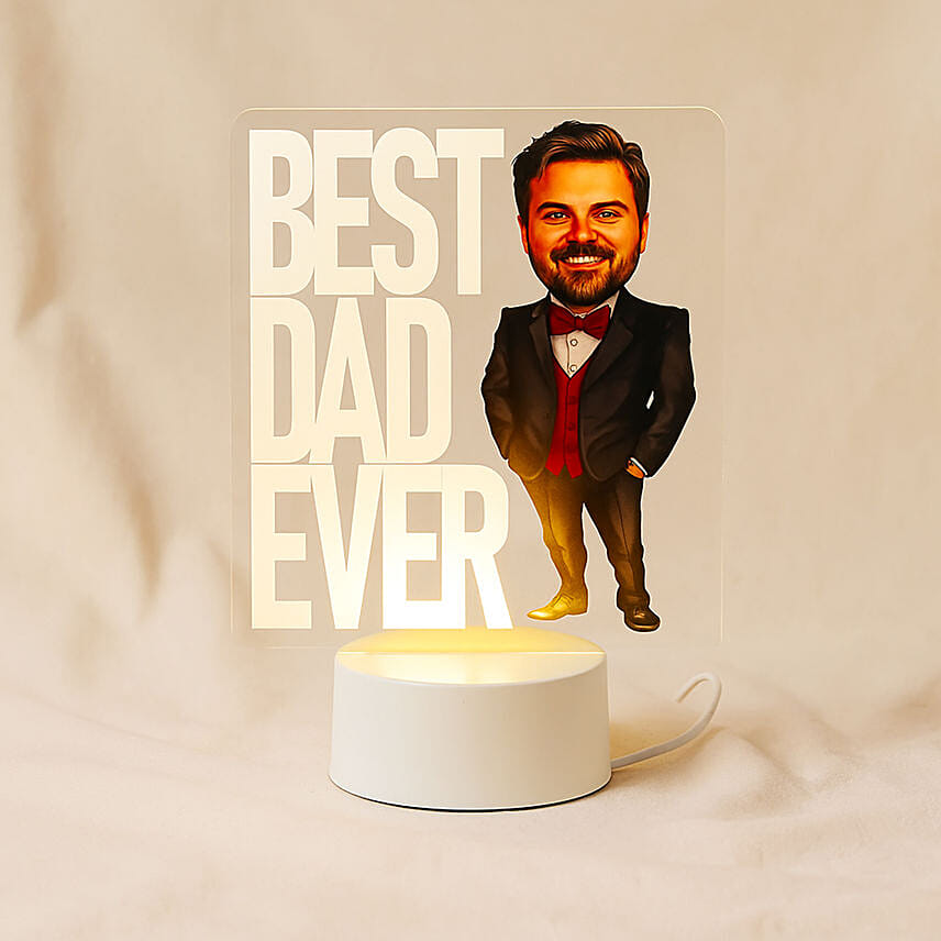 Best Dad Ever LED Lamp for Fathers Day: Father's Day Gifts