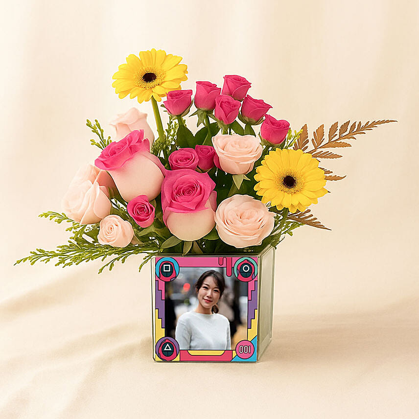 Squid Squad Personalised Flower Vase: Trending Gifts