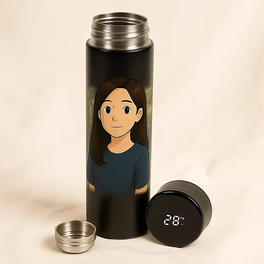 Personalise Your Ghibli Printed Water Bottle: 