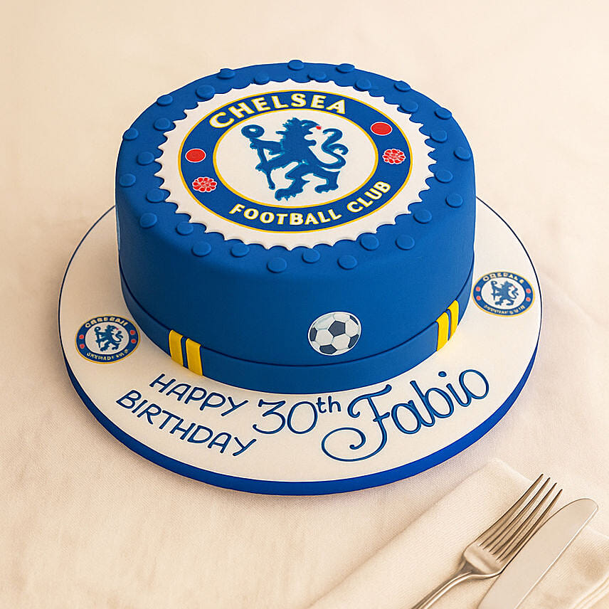 Chelsea Fan Cake: Pasir Ris Cakes
