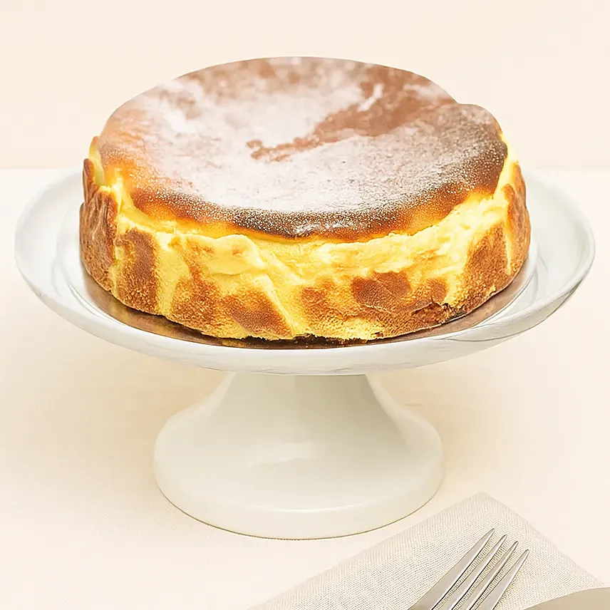 Creamy Burnt Cheese Cake: Hari Raya Cakes