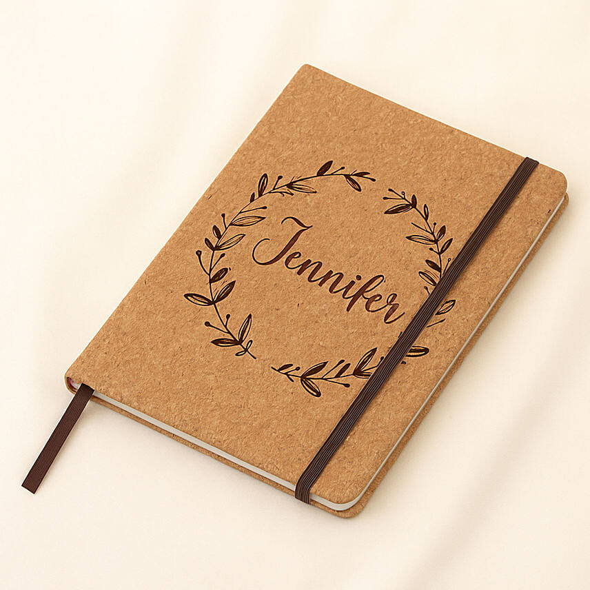 Personalized A 5 Cork Cover Notebook: For Women's Day