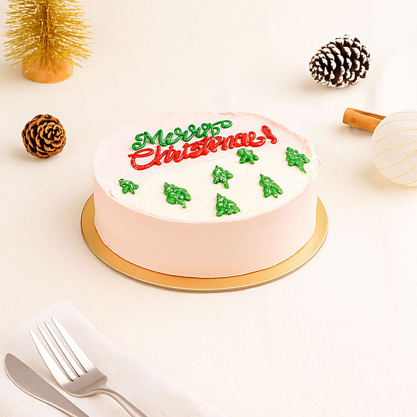Merry Christmas Happiness Cake: Christmas Cakes