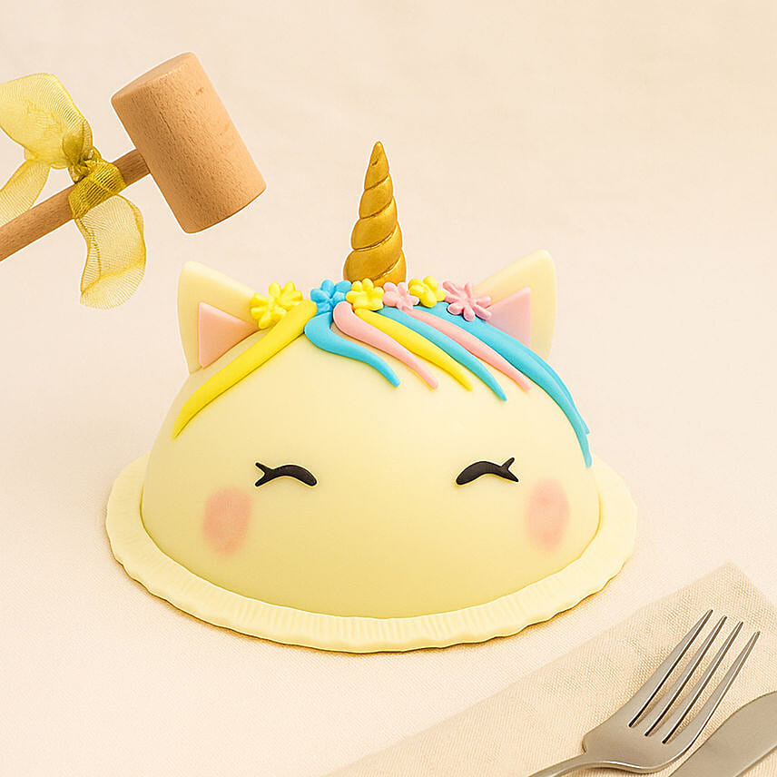 Unicorn Chocolate Pinata Cake: Unicorn Cakes Singapore