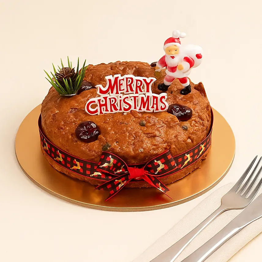 Cherry Plum Cake Half Kg: Christmas Cakes