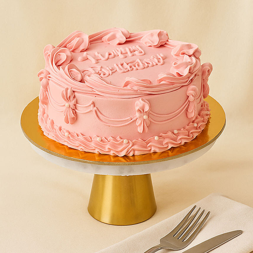 Birthday Celebration Strawberry Cake: Strawberry Cake 