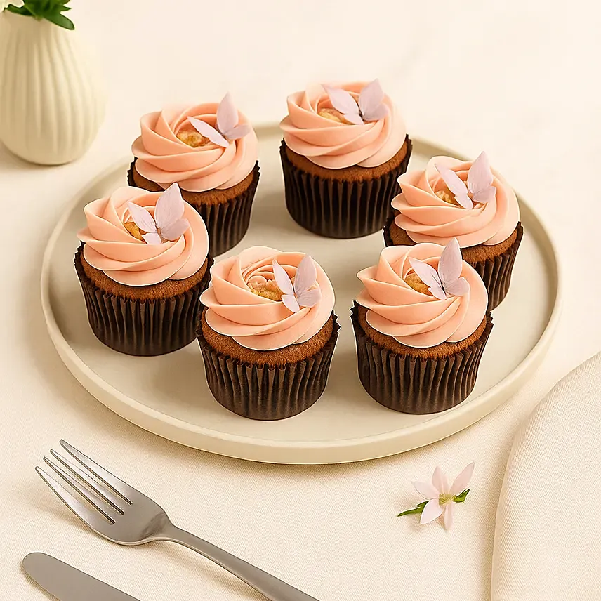 Butterfly Red Velvet Cupcakes: Mother's Day Cakes