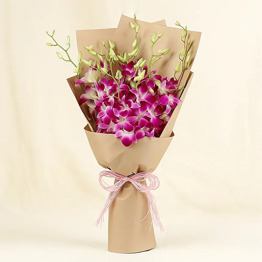 Beautiful Royal Orchids Bunch: Retirement Flowers