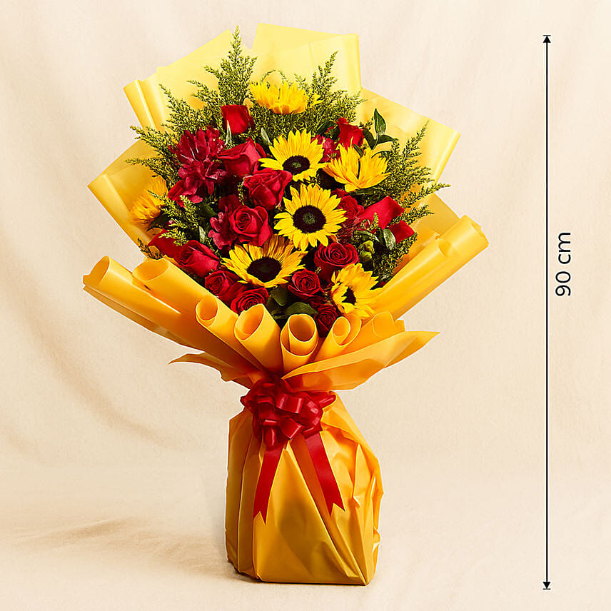Lovely Mixed Flowers Bunch: Graduation Bouquet